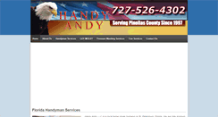 Desktop Screenshot of handyandyllc.com